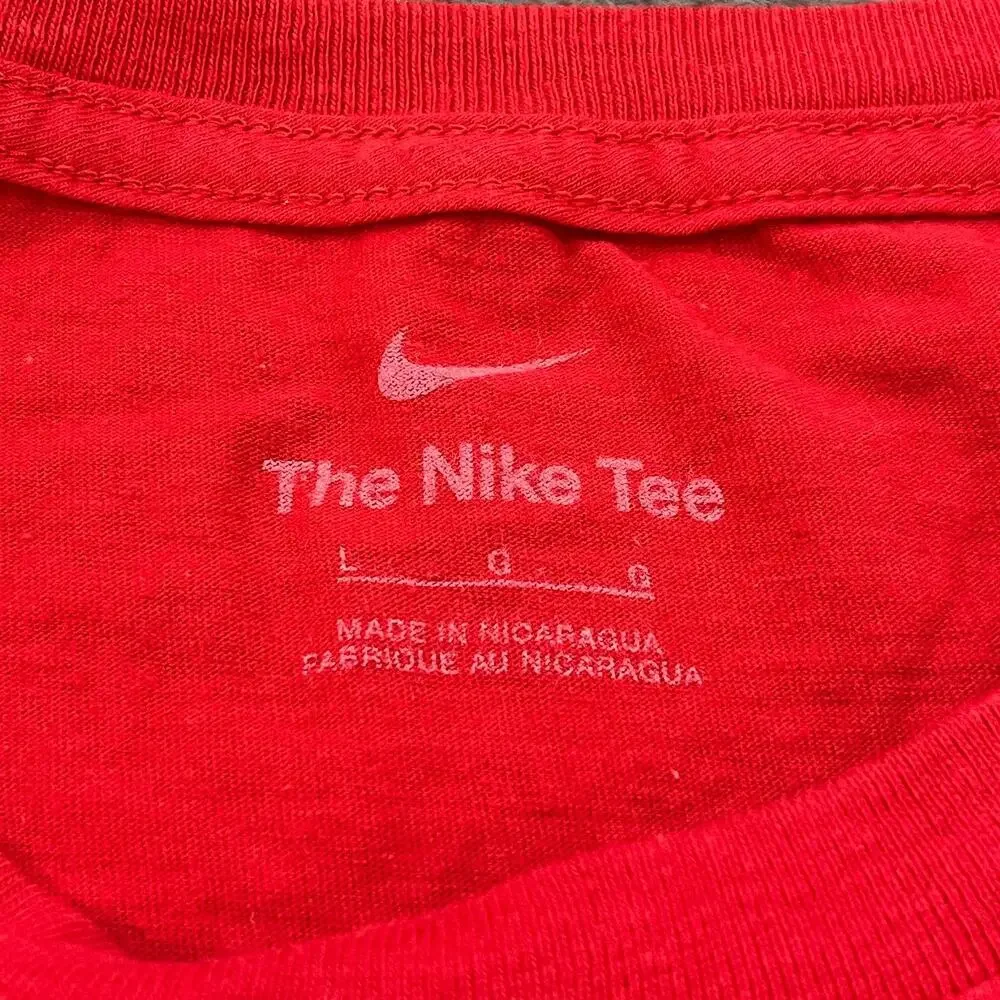 Nike Tee Red Los Angeles Angels Light Up The Halo Graphic T-Shirt Men's Size L